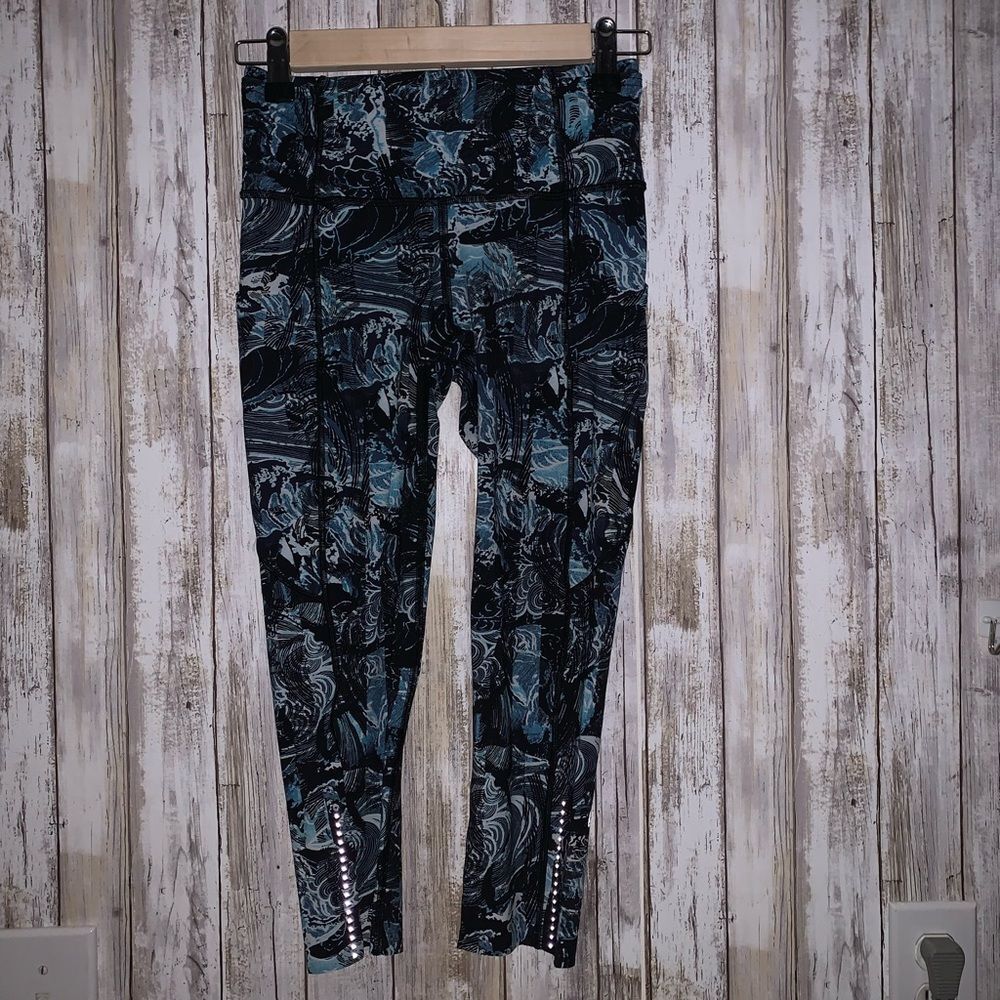 lululemon fast and free leggings 19" size 4